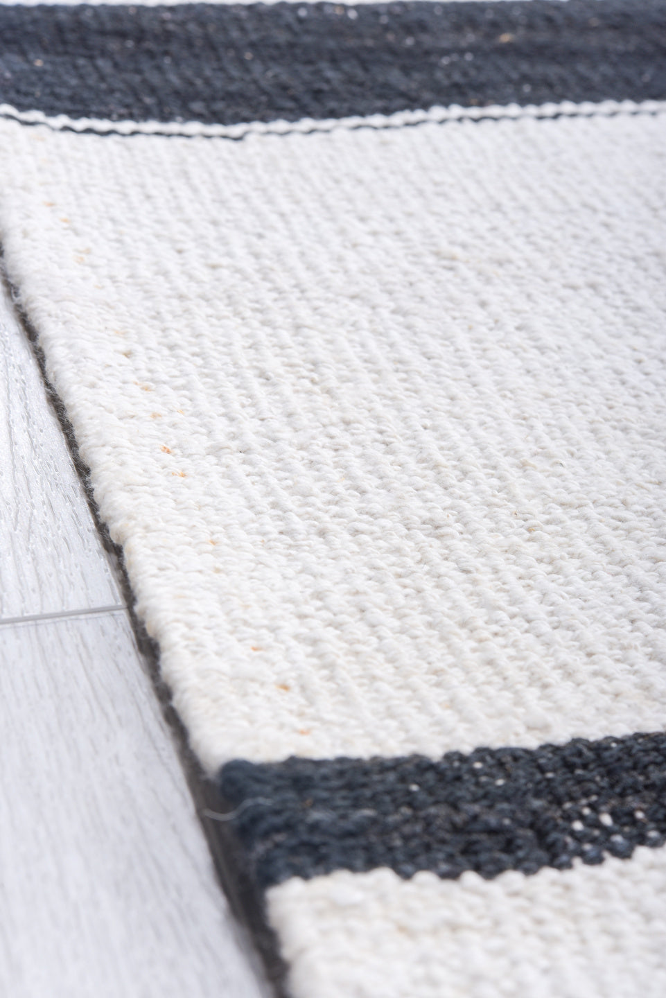 13' x 19' one-of-a-kind handmade vintage Kilim oversize rug. Color palette: ivory, charcoal, rose, gray, black, pink, red