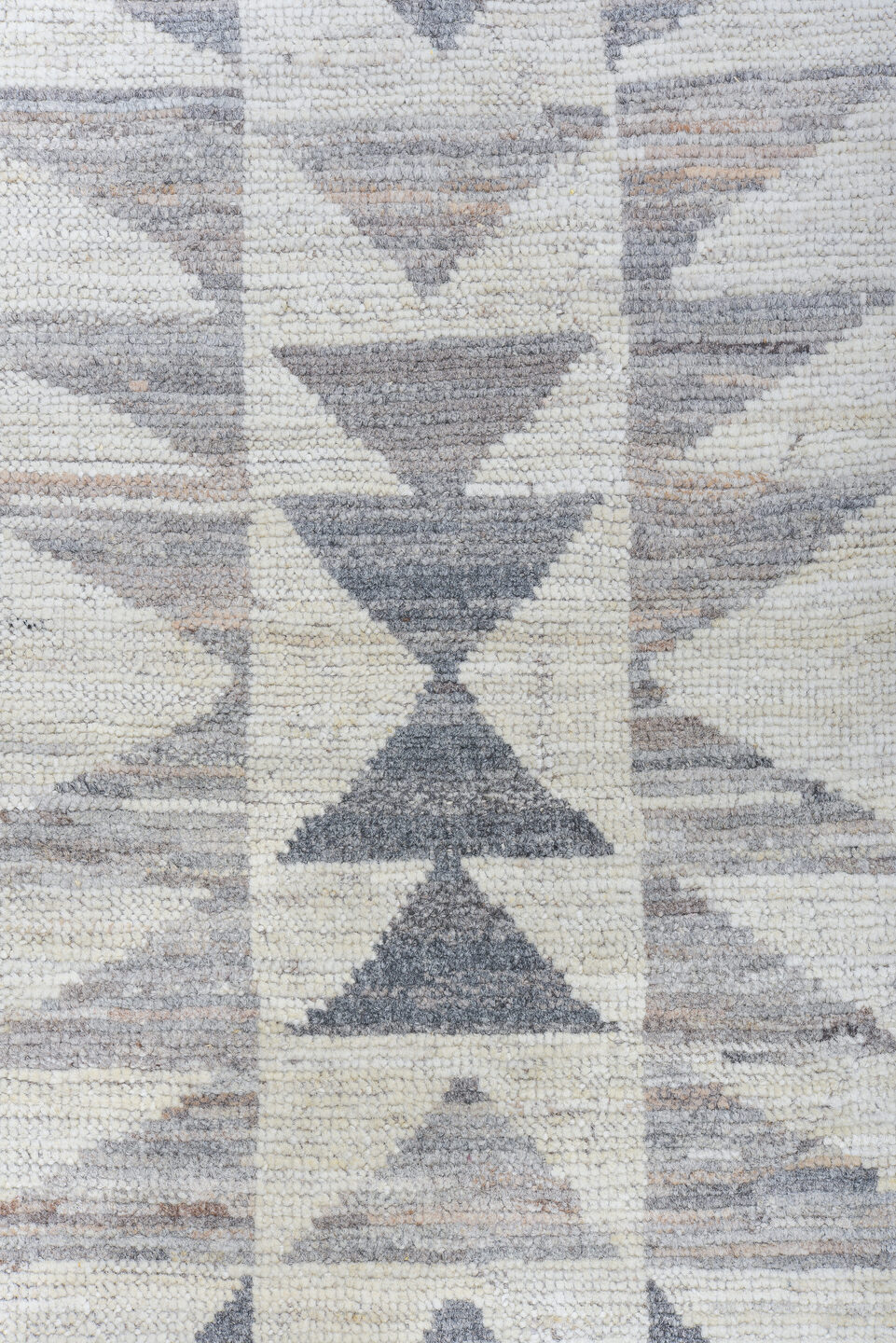 10' x 14' one-of-a-kind handmade vintage Kilim large size rug. Color palette: ivory, gray, taupe, beige, slate