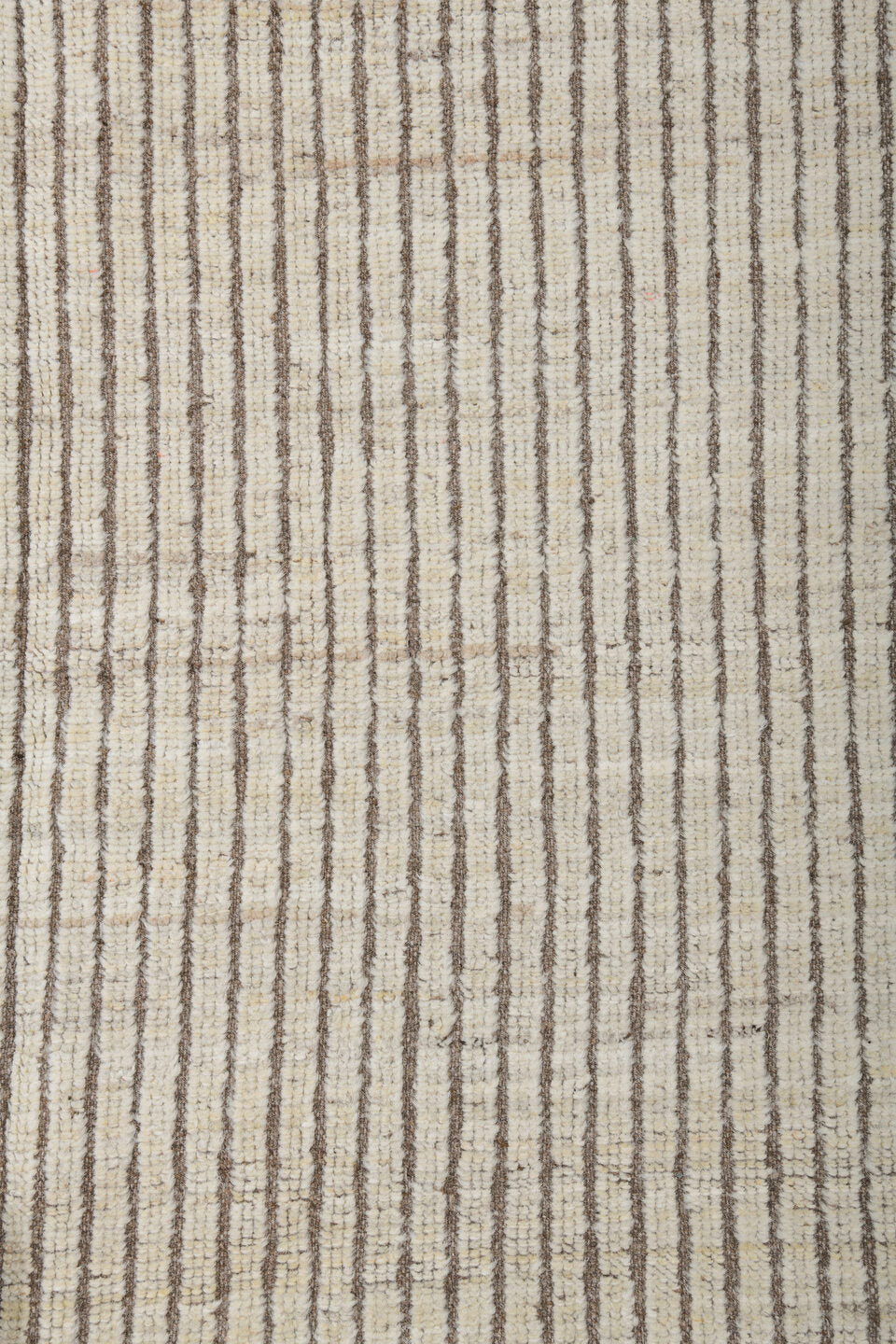 5' x 8' one-of-a-kind handmade vintage Tulu medium size rug. Color palette: ivory, taupe, brown, cream, beige, gray