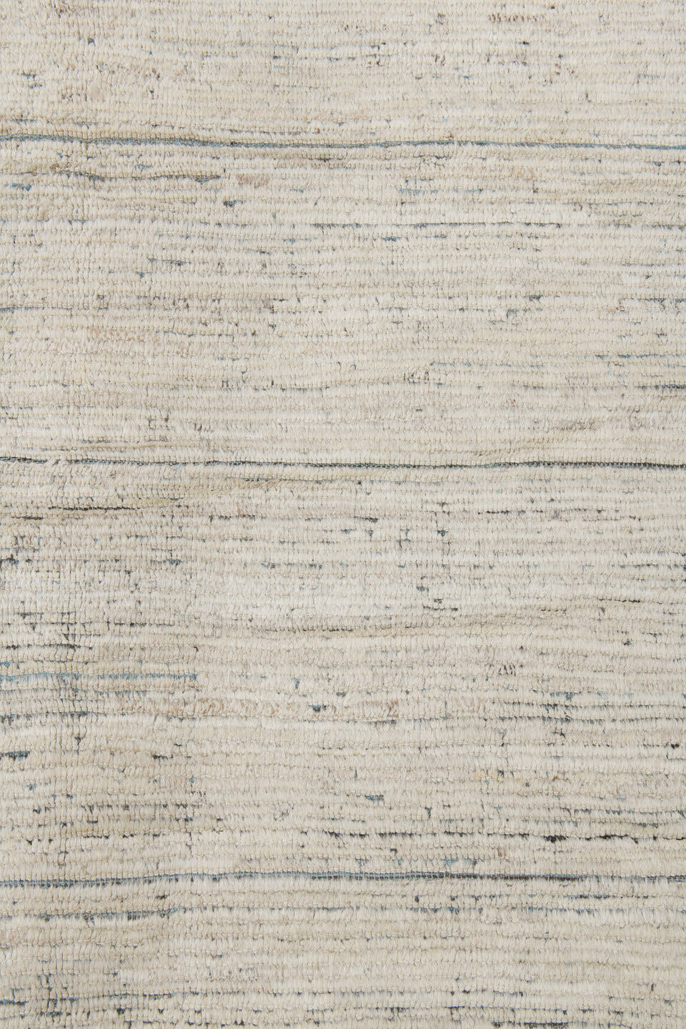 11' x 12' one-of-a-kind handmade vintage Tulu oversize rug. Color palette: ivory, charcoal, slate, cream, gray, black