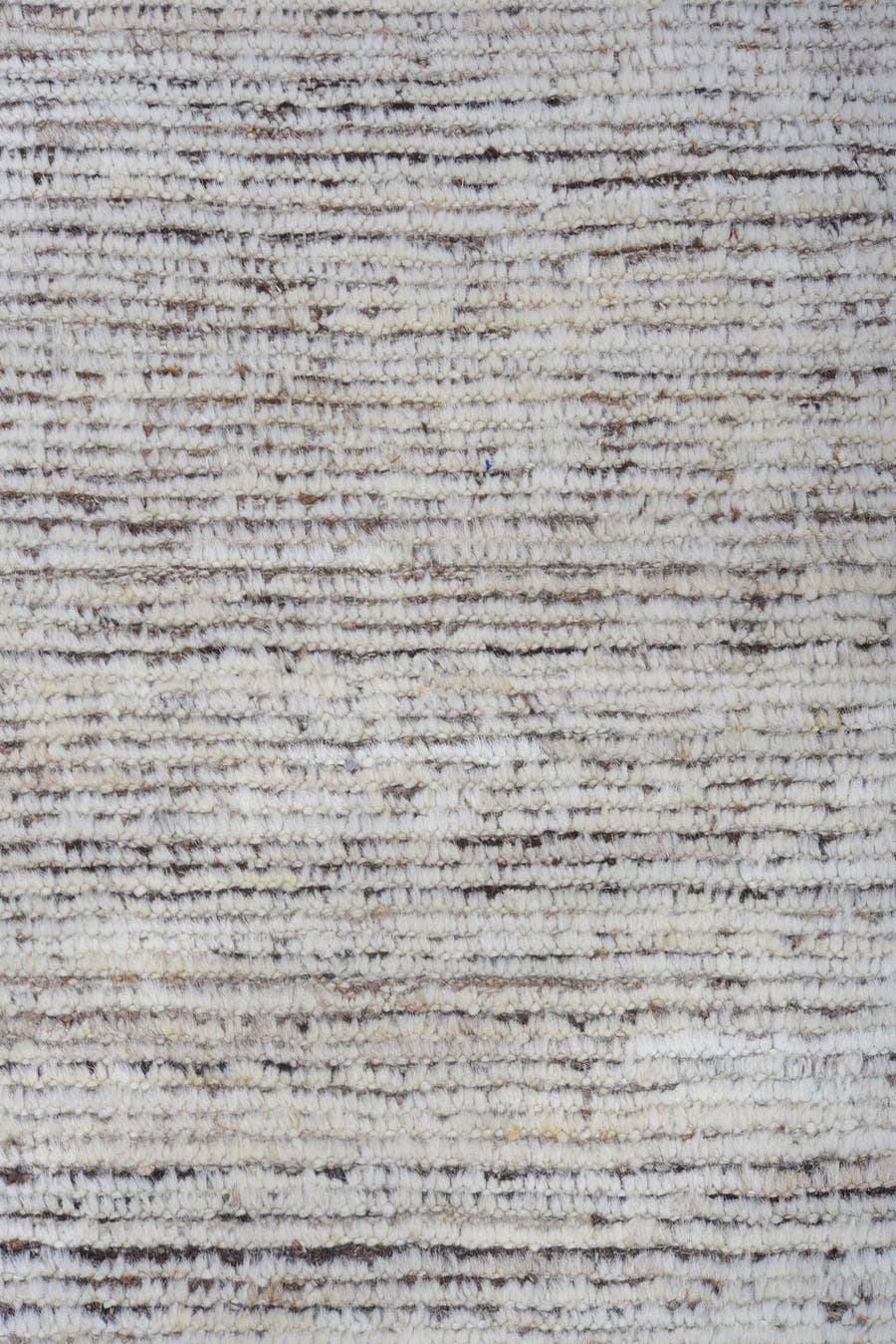 9' x 11' one-of-a-kind handmade vintage Tulu large size rug. Color palette: ivory, brown, taupe, charcoal, cream, beige