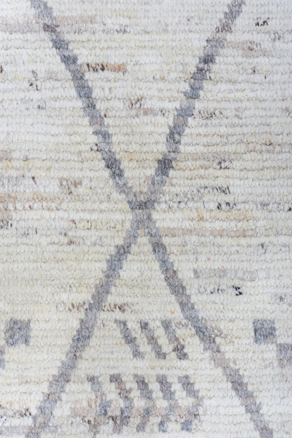 9' x 12' one-of-a-kind handmade vintage Tulu large size rug. Color palette: black, charcoal, dark gray, dim gray, gainsboro