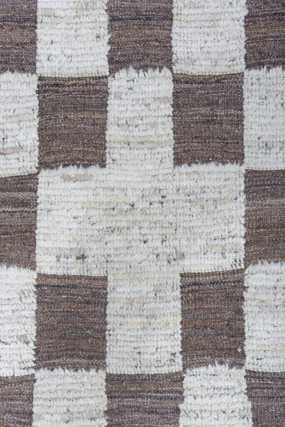 9' x 12' one-of-a-kind handmade vintage Tulu large size rug. Color palette: black, dark gray, gainsboro, gray, light blue