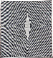 13' x 14' one-of-a-kind handmade vintage Tulu oversize rug. Color palette: ivory, charcoal, taupe, gray, black, beige