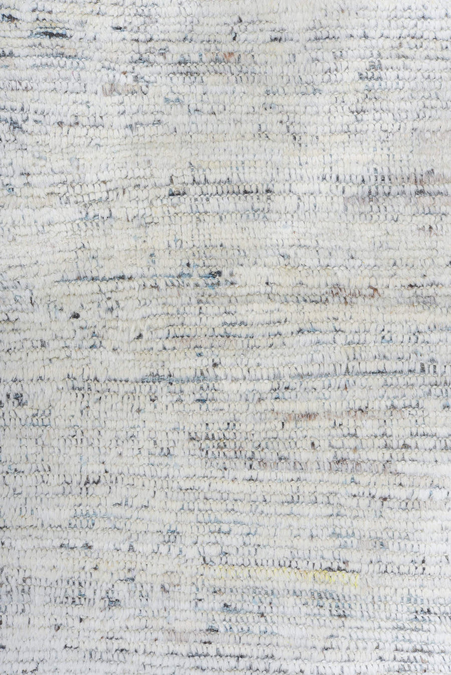 9' x 11' one-of-a-kind handmade vintage Tulu large size rug. Color palette: ivory, charcoal, slate, cream, gray, black