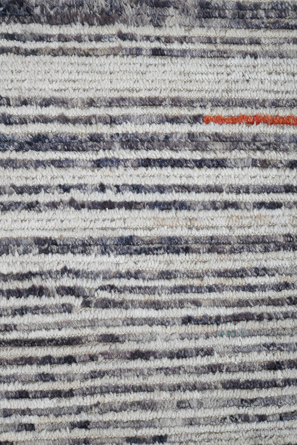 12' x 15' one-of-a-kind handmade vintage Tulu oversize rug. Color palette: black, blue, dark gray, dim gray, gainsboro, gray