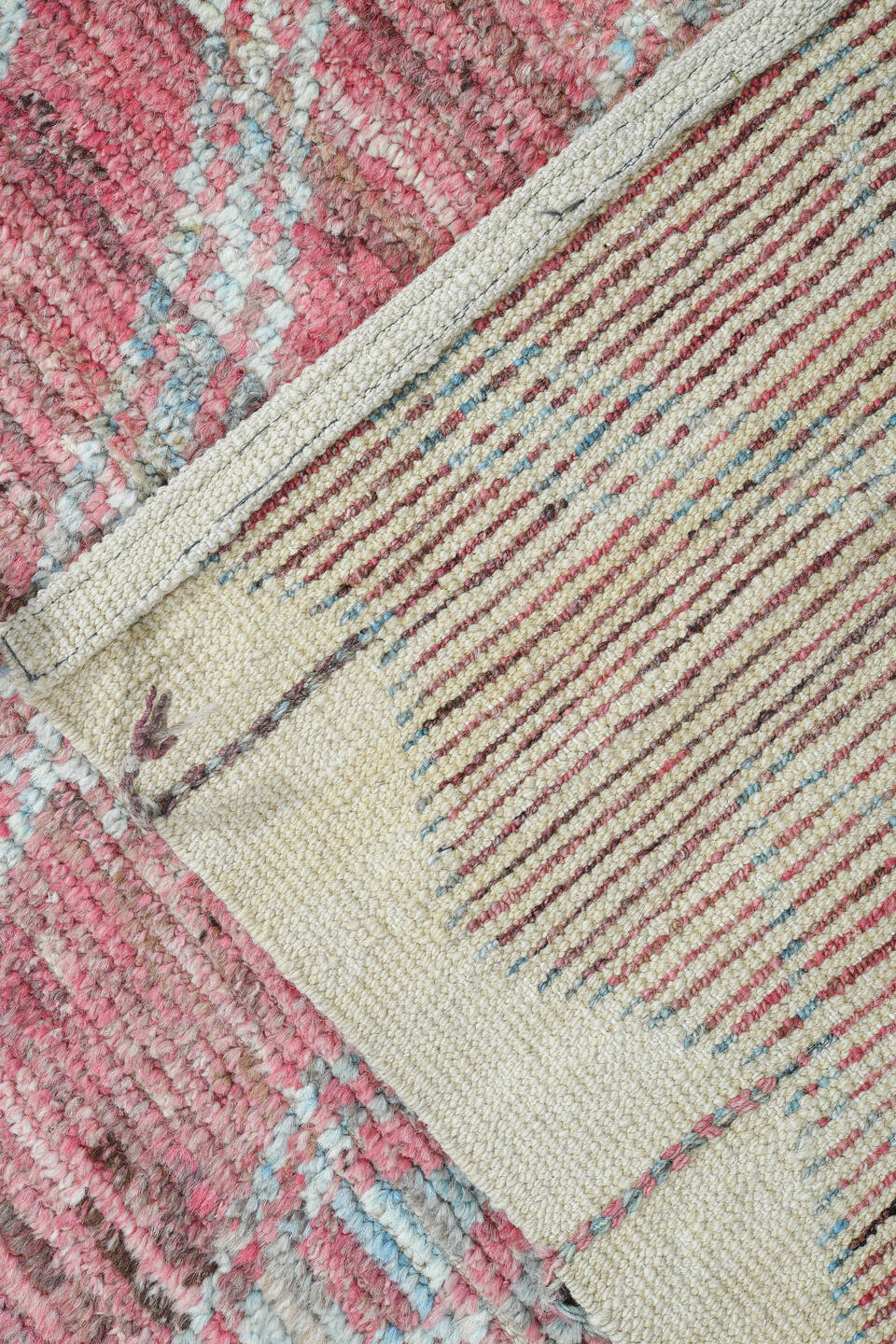 7' x 10' one-of-a-kind handmade vintage Tulu large size rug. Color palette: black, brown, dark gray, gainsboro, gray