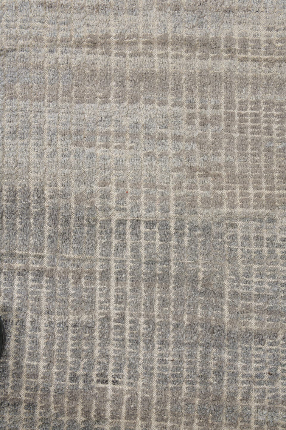 10' x 14' one-of-a-kind handmade vintage Tulu large size rug. Color palette: taupe, ivory, gray, greige, charcoal, beige
