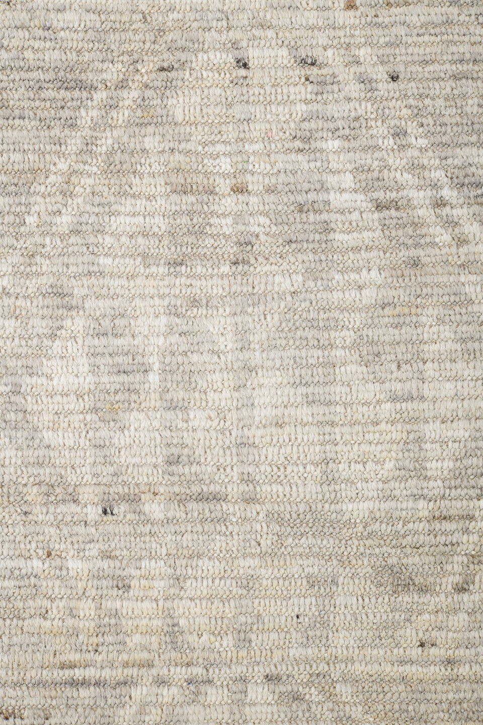 10' x 13' one-of-a-kind handmade vintage Tulu oversize rug. Color palette: ivory, cream, taupe, beige, sand, light gray