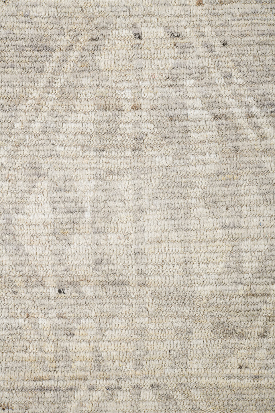 10' x 13' one-of-a-kind handmade vintage Tulu oversize rug. Color palette: ivory, cream, taupe, beige, sand, light gray