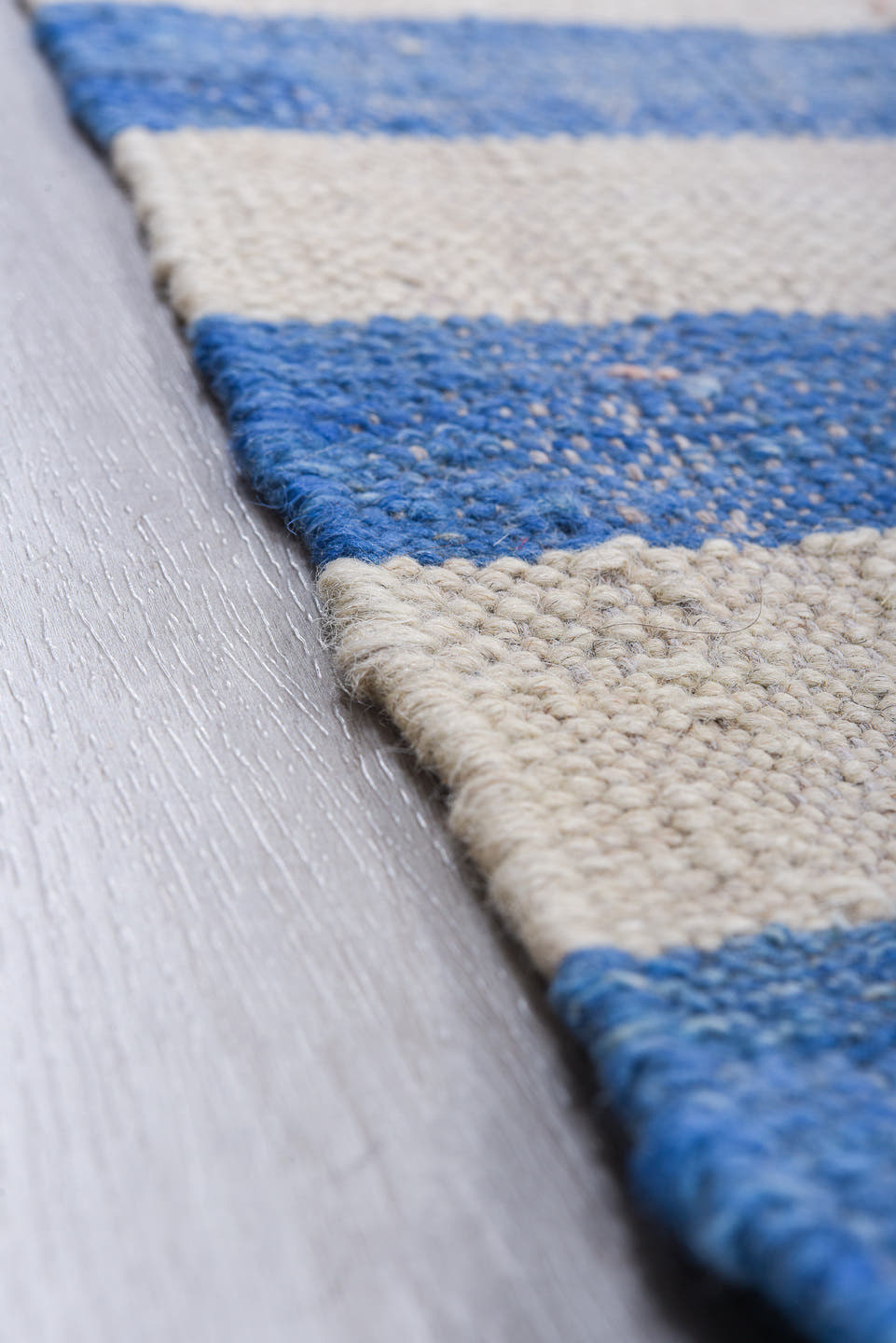 9' x 12' one-of-a-kind handmade vintage Tulu large size rug. Color palette: ivory, sky blue, taupe, brown, blush, gray
