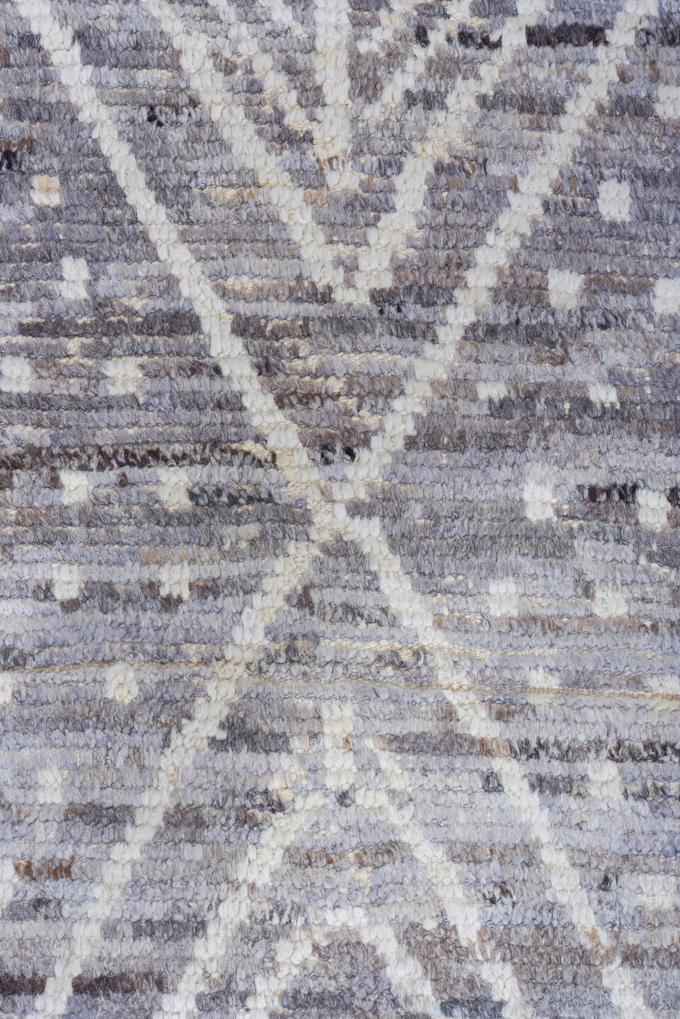 10' x 13' one-of-a-kind handmade vintage Tulu large size rug. Color palette: black, blue, dark gray, dim gray, gainsboro