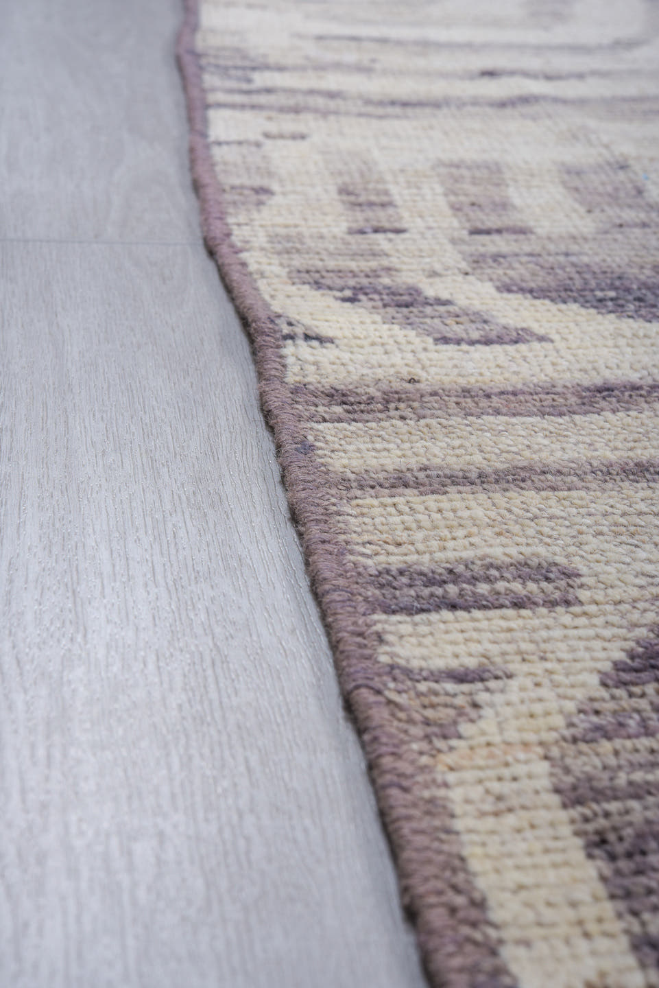 10' x 14' one-of-a-kind handmade vintage Tulu large size rug. Color palette: ivory, slate, blue_gray, taupe, gray, blue