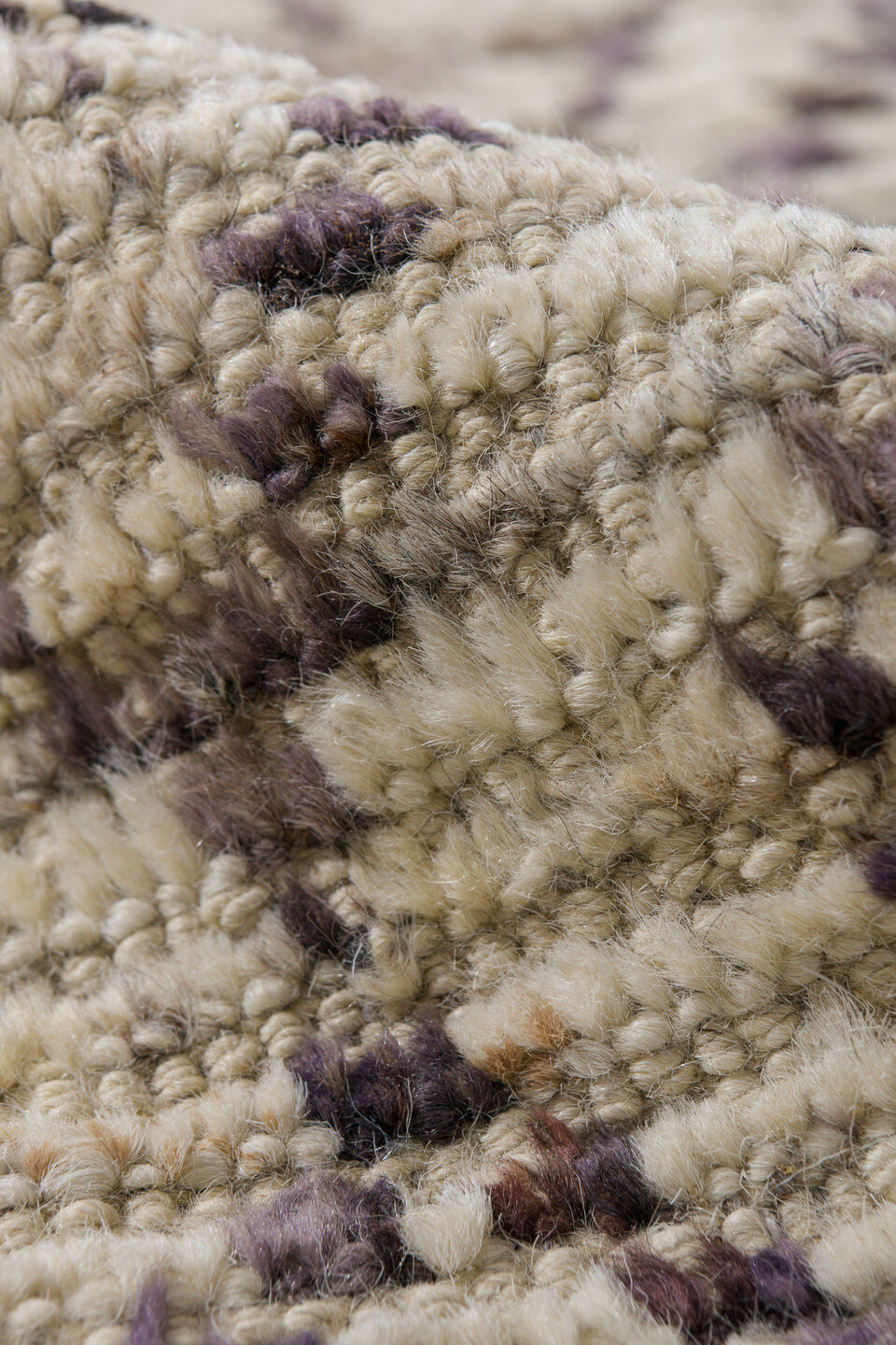 3' x 16' one-of-a-kind handmade vintage Tulu runner rug. Color palette: ivory, taupe, charcoal, cream, pewter, beige, gray