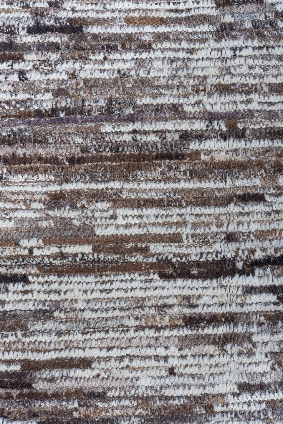 12' x 14' one-of-a-kind handmade vintage Tulu oversize rug. Color palette: ivory, taupe, brown, camel, charcoal, beige, gray