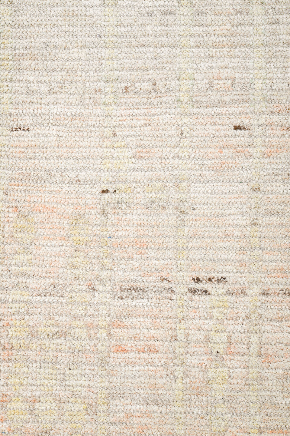 13' x 16' one-of-a-kind handmade vintage Tulu oversize rug. Color palette: ivory, cream, pale gold, beige, taupe, gold, gray