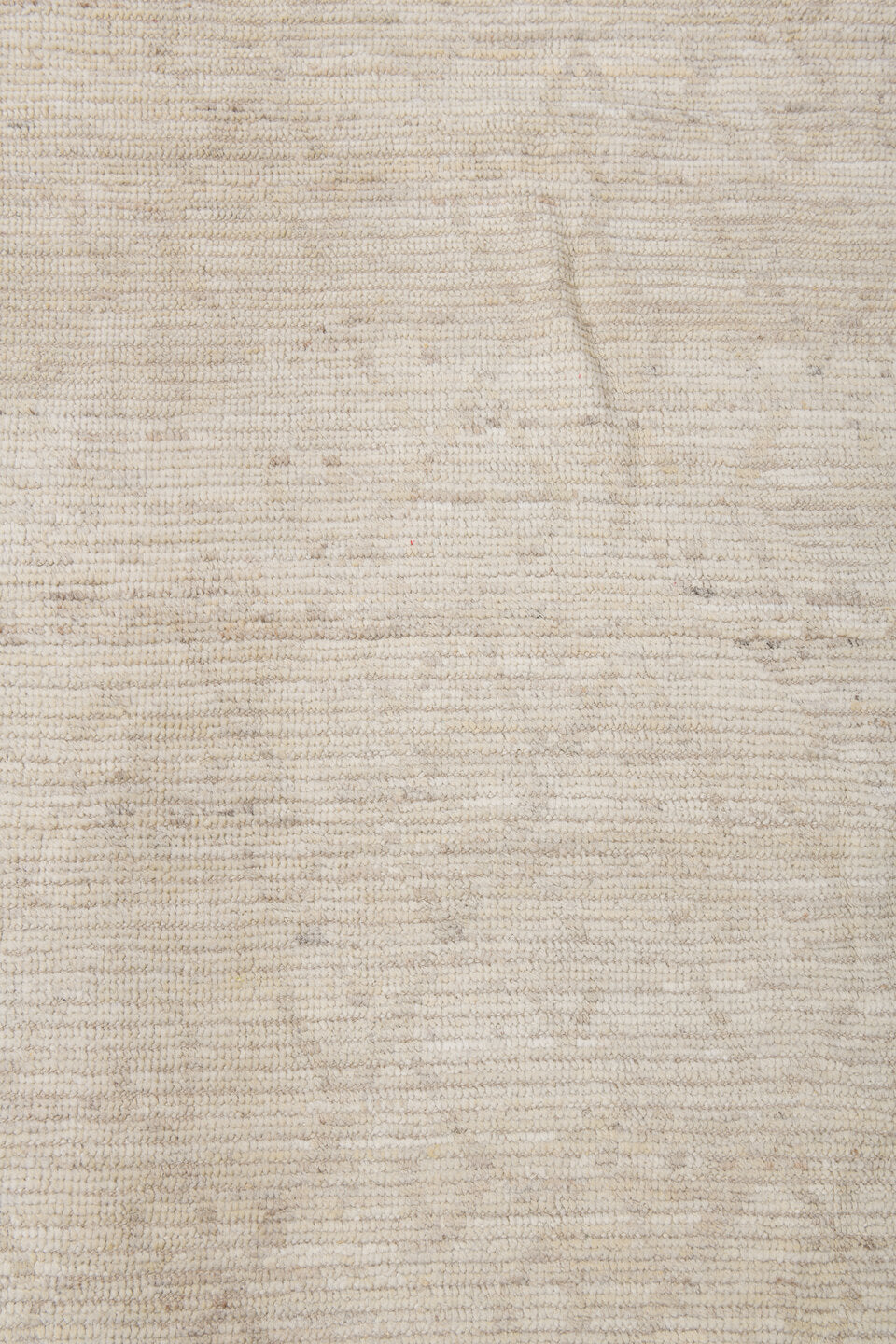 8' x 12' one-of-a-kind handmade vintage Tulu large size rug. Color palette: ivory, cream, beige, taupe, gray