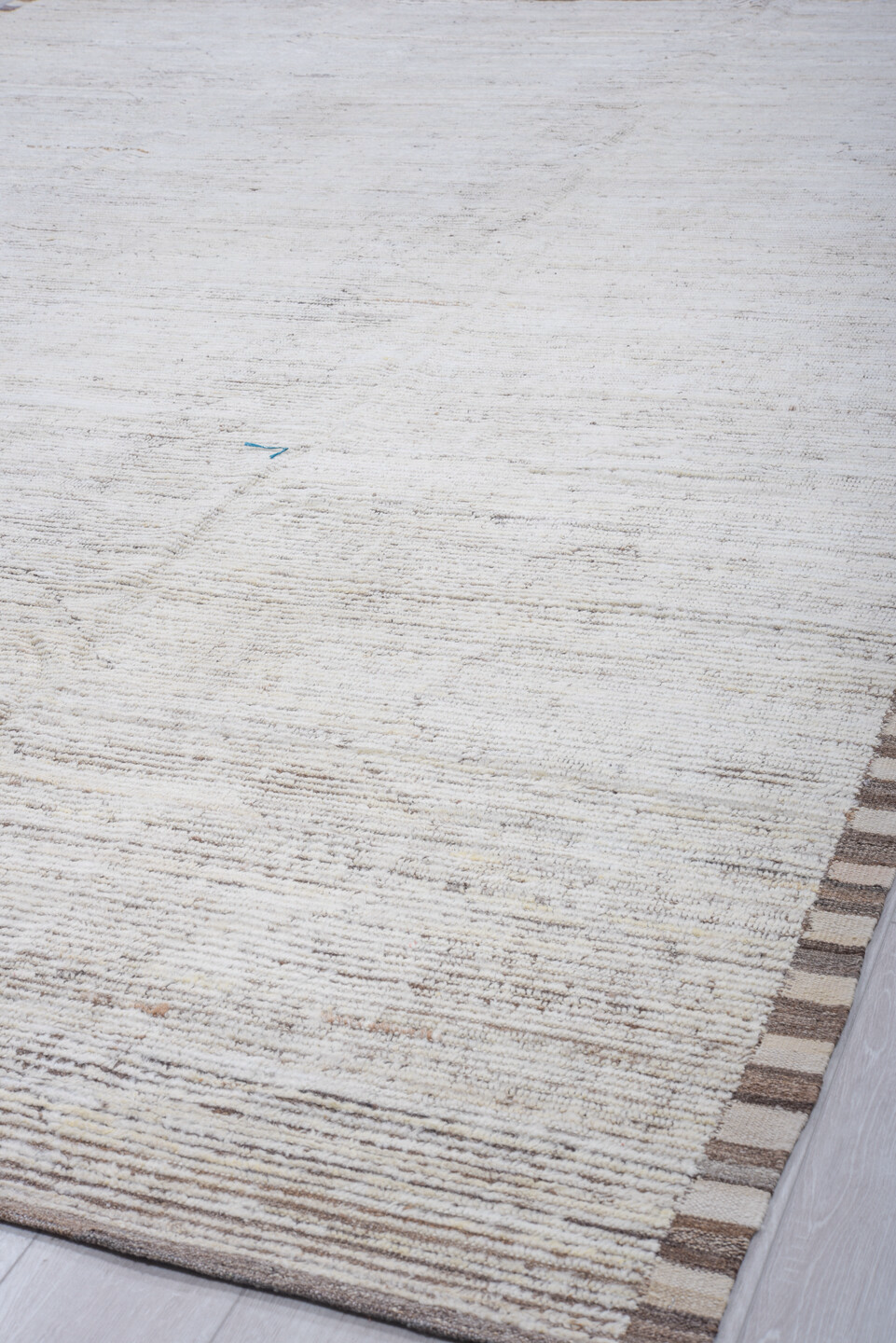 10' x 14' one-of-a-kind handmade vintage Tulu large size rug. Color palette: black, charcoal, dark gray, gainsboro, gray