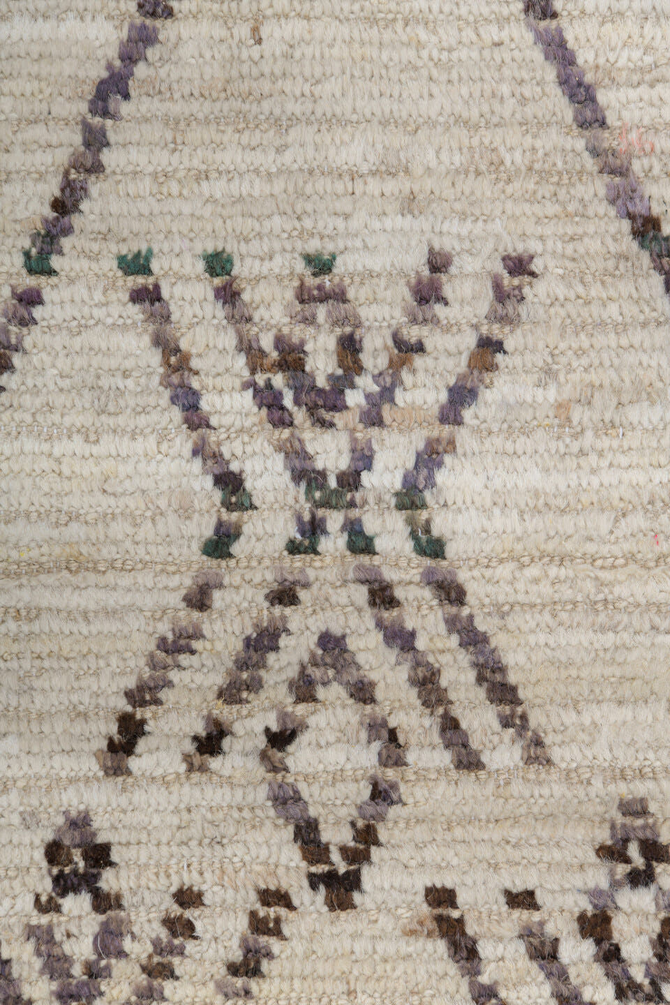 10' x 14' one-of-a-kind handmade vintage Tulu large size rug. Color palette: ivory, charcoal, taupe, brown, camel, gray