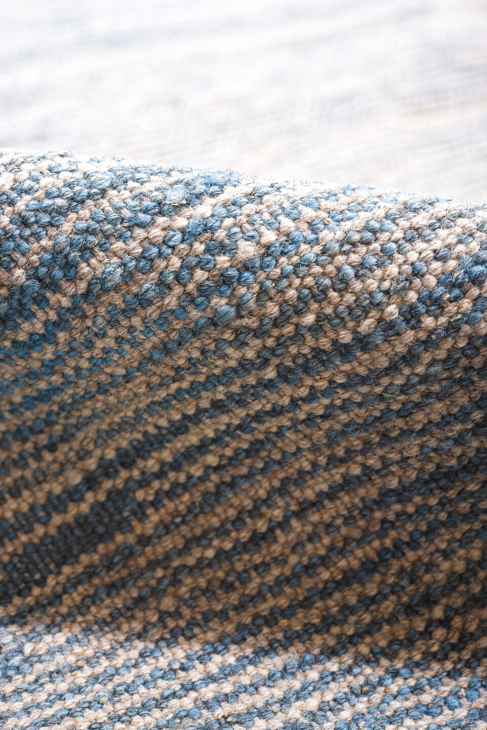 9' x 12' one-of-a-kind handmade vintage Kilim large size rug. Color palette: black, blue, charcoal, dark gray, dim gray