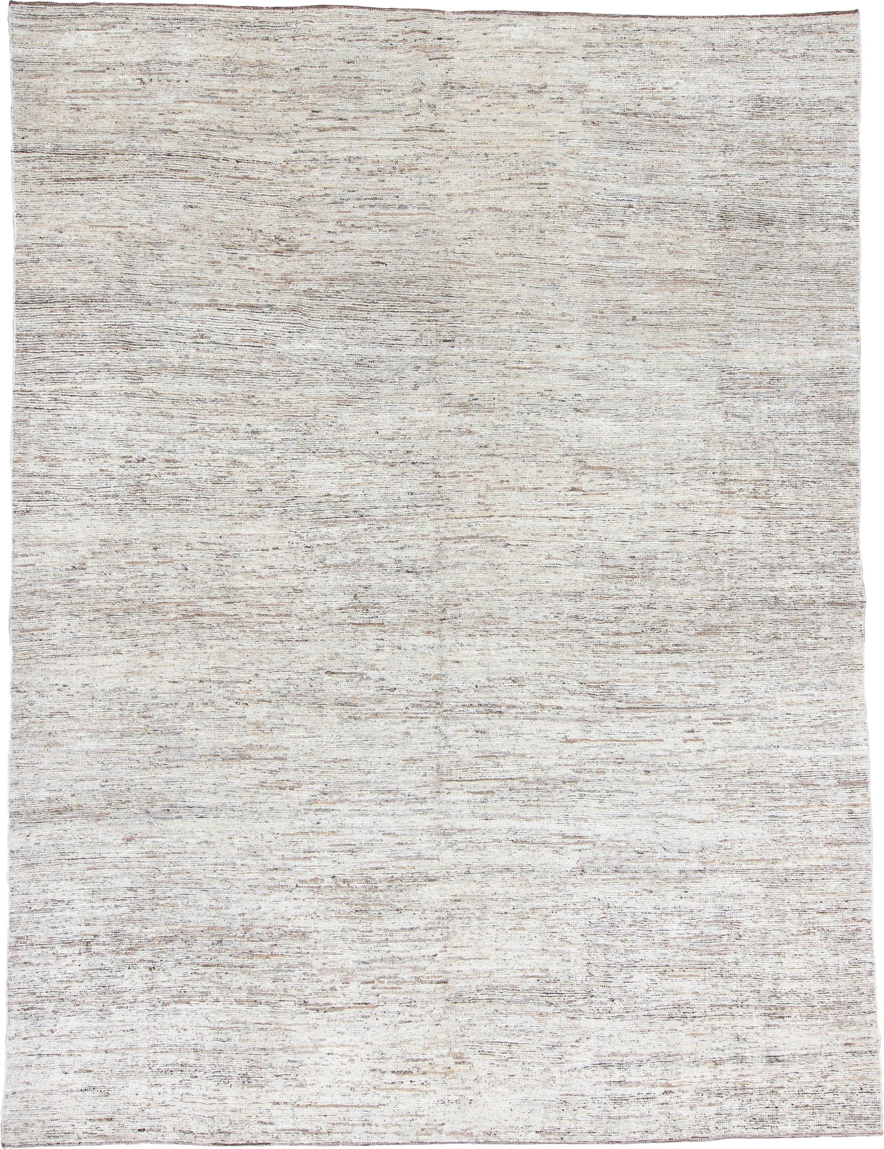 10' x 13' one-of-a-kind handmade vintage Tulu large size rug. Color palette: ivory, cream, taupe, beige, camel, light_brown