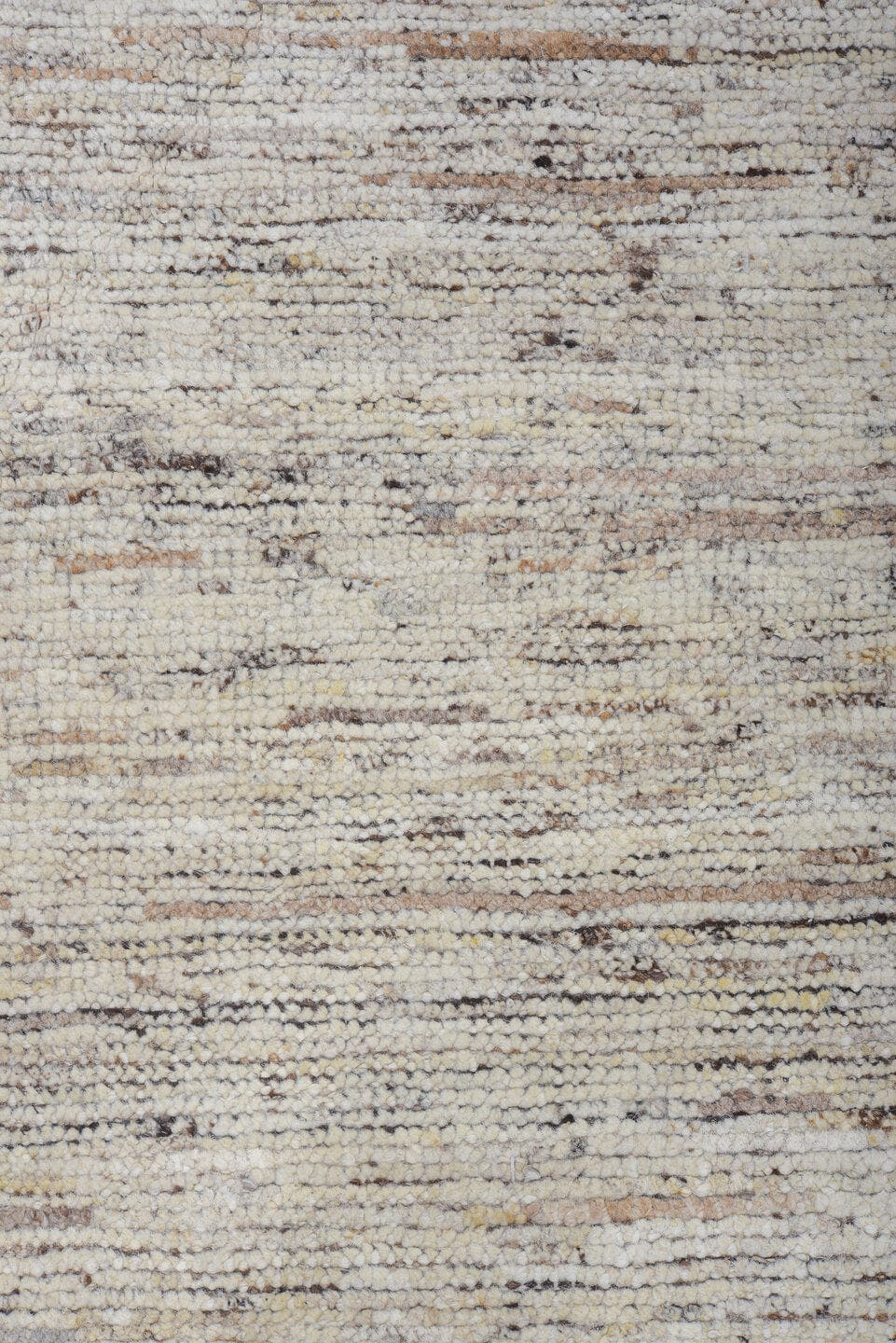 10' x 13' one-of-a-kind handmade vintage Tulu large size rug. Color palette: ivory, cream, taupe, beige, camel, light_brown