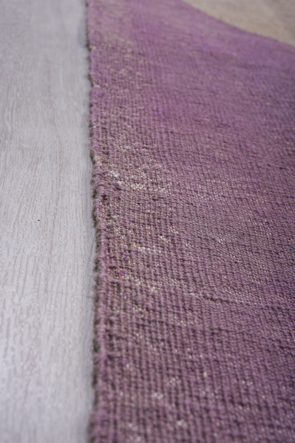 9' x 11' one-of-a-kind handmade vintage Kilim large size rug. Color palette: sky blue, taupe, lavender, sage, ivory