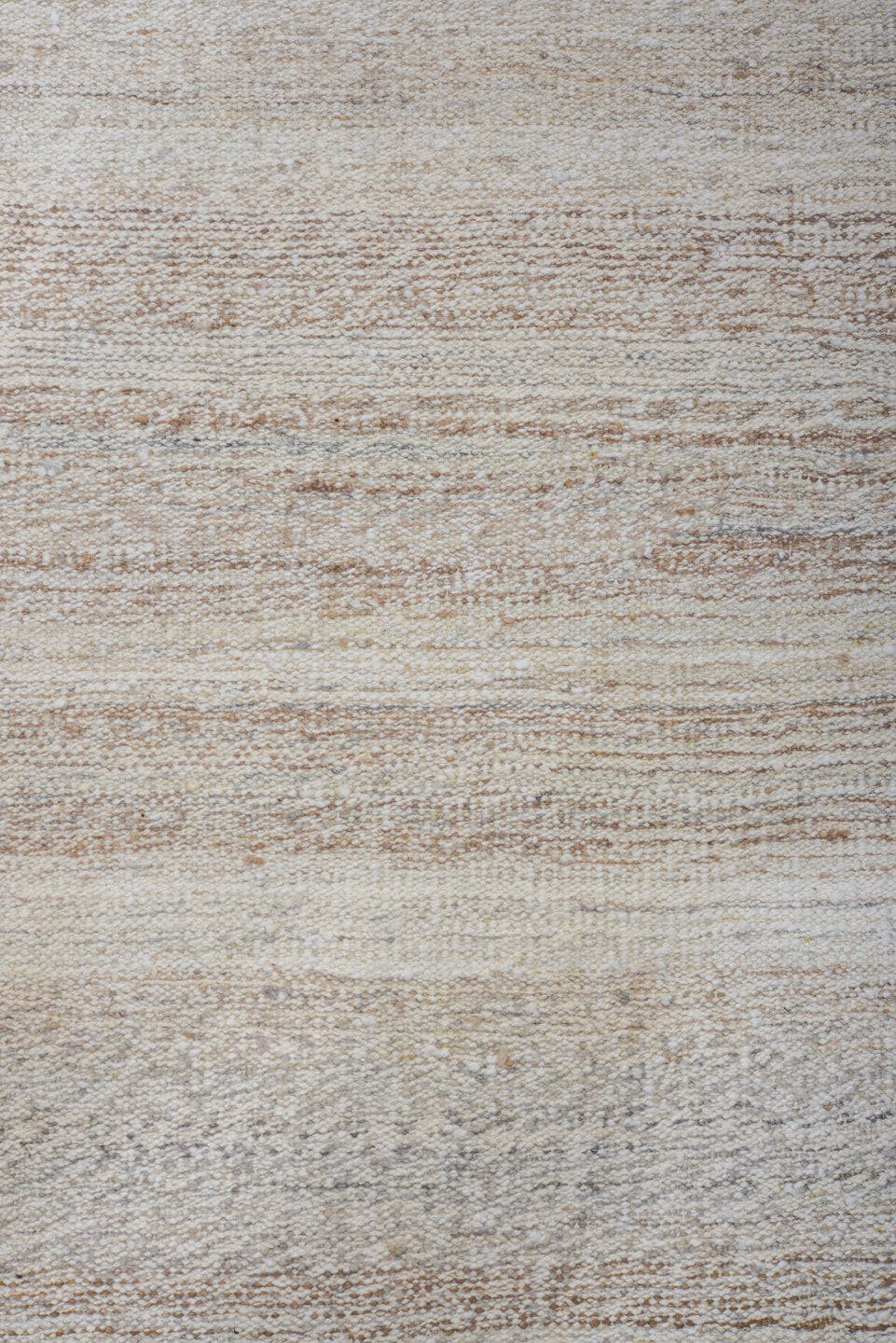 8' x 12' one-of-a-kind handmade vintage Kilim large size rug. Color palette: ivory, beige, cream, taupe, gray