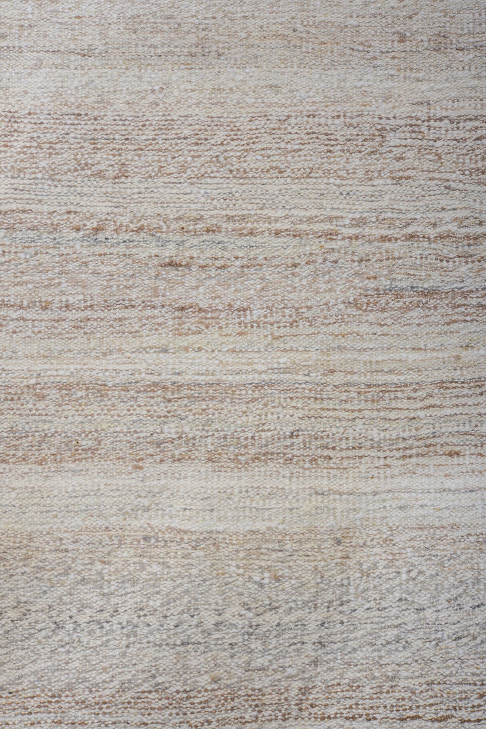 8' x 12' one-of-a-kind handmade vintage Kilim large size rug. Color palette: ivory, beige, cream, taupe, gray