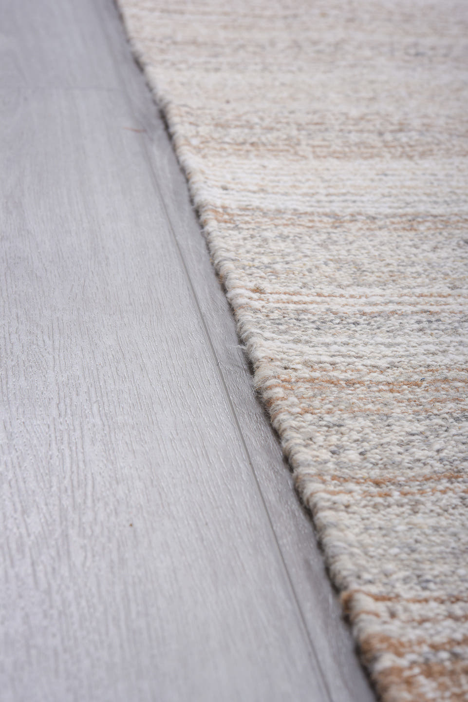8' x 12' one-of-a-kind handmade vintage Kilim large size rug. Color palette: ivory, beige, cream, taupe, gray