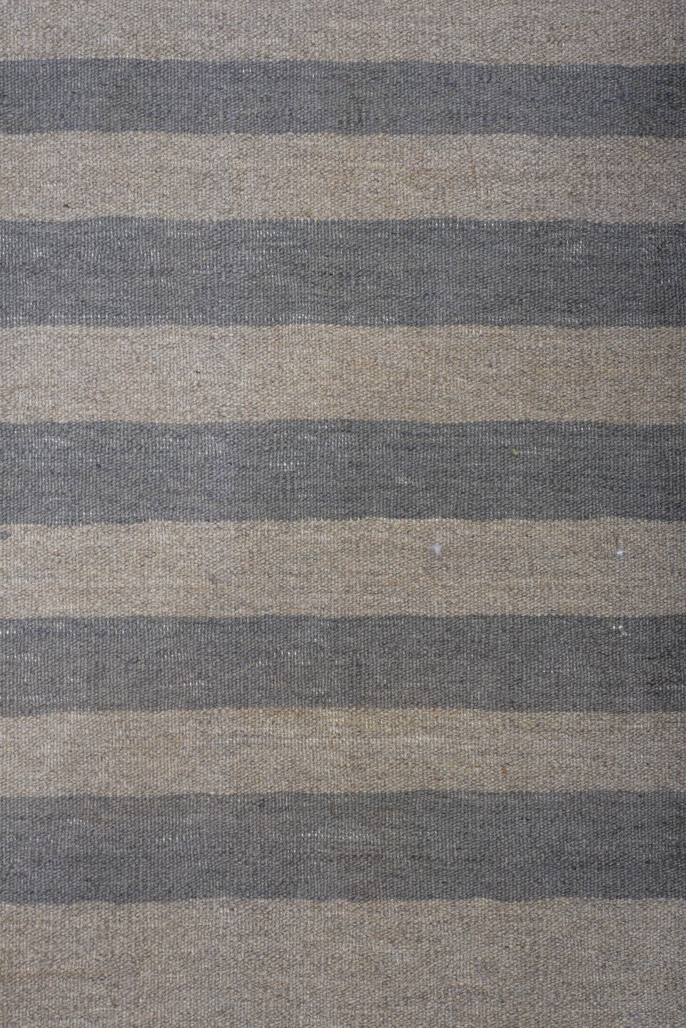 9' x 12' one-of-a-kind handmade vintage Kilim large size rug. Color palette: taupe, charcoal, rose, teal, ivory, beige, gray