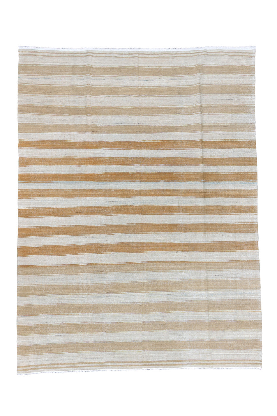 8' x 12' one-of-a-kind handmade vintage Kilim large size rug. Color palette: brown, dark gray, dim gray, gainsboro, gray