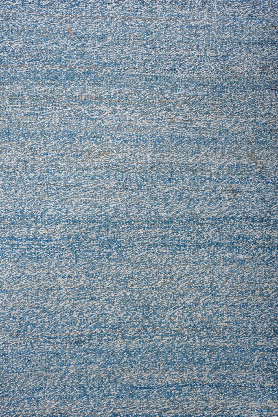 10' x 14' one-of-a-kind handmade vintage Kilim large size rug. Color palette: sky blue, powder blue, ice blue, ivory