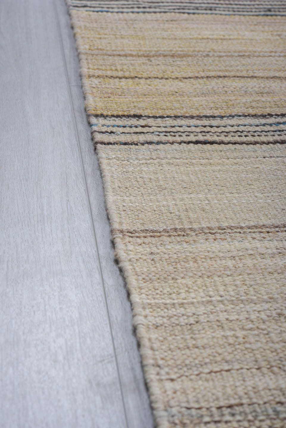 10' x 14' one-of-a-kind handmade vintage Kilim large size rug. Color palette: ivory, taupe, sand, charcoal, blush, gray