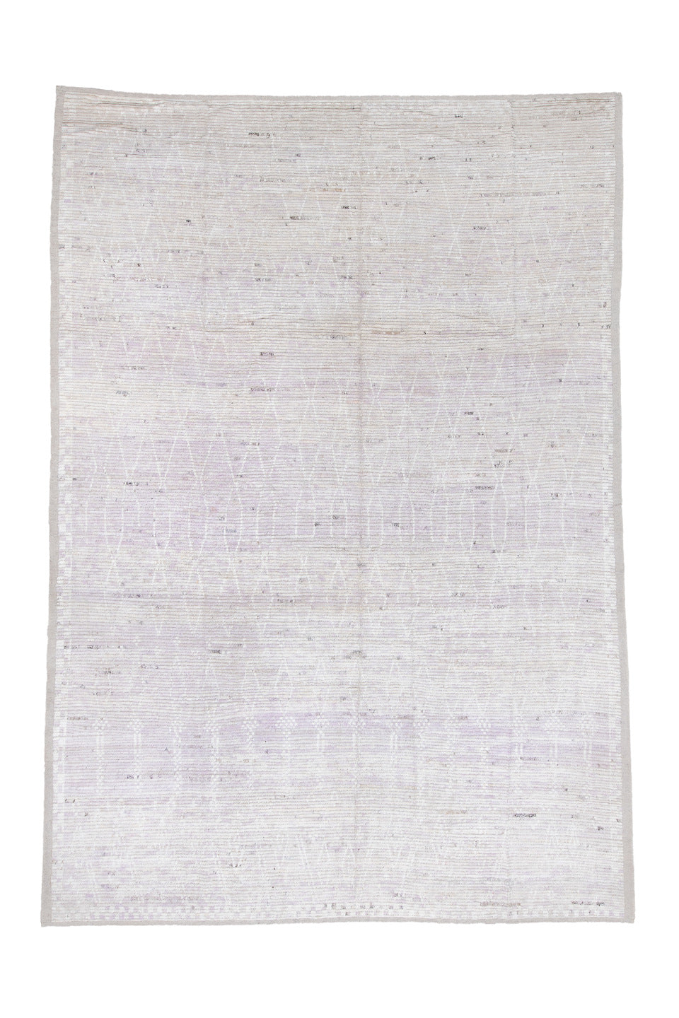 8' x 13' one-of-a-kind handmade vintage Tulu large size rug. Color palette: black, charcoal, dark gray, gainsboro, gray