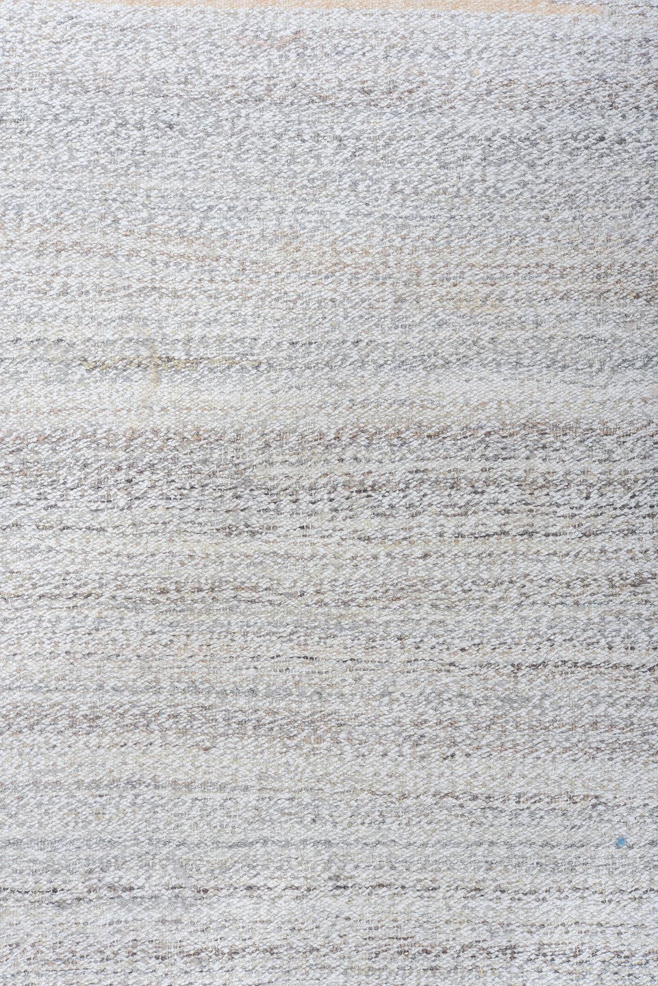8' x 11' one-of-a-kind handmade vintage Kilim large size rug. Color palette: light gray, ivory, charcoal, beige, taupe, gray