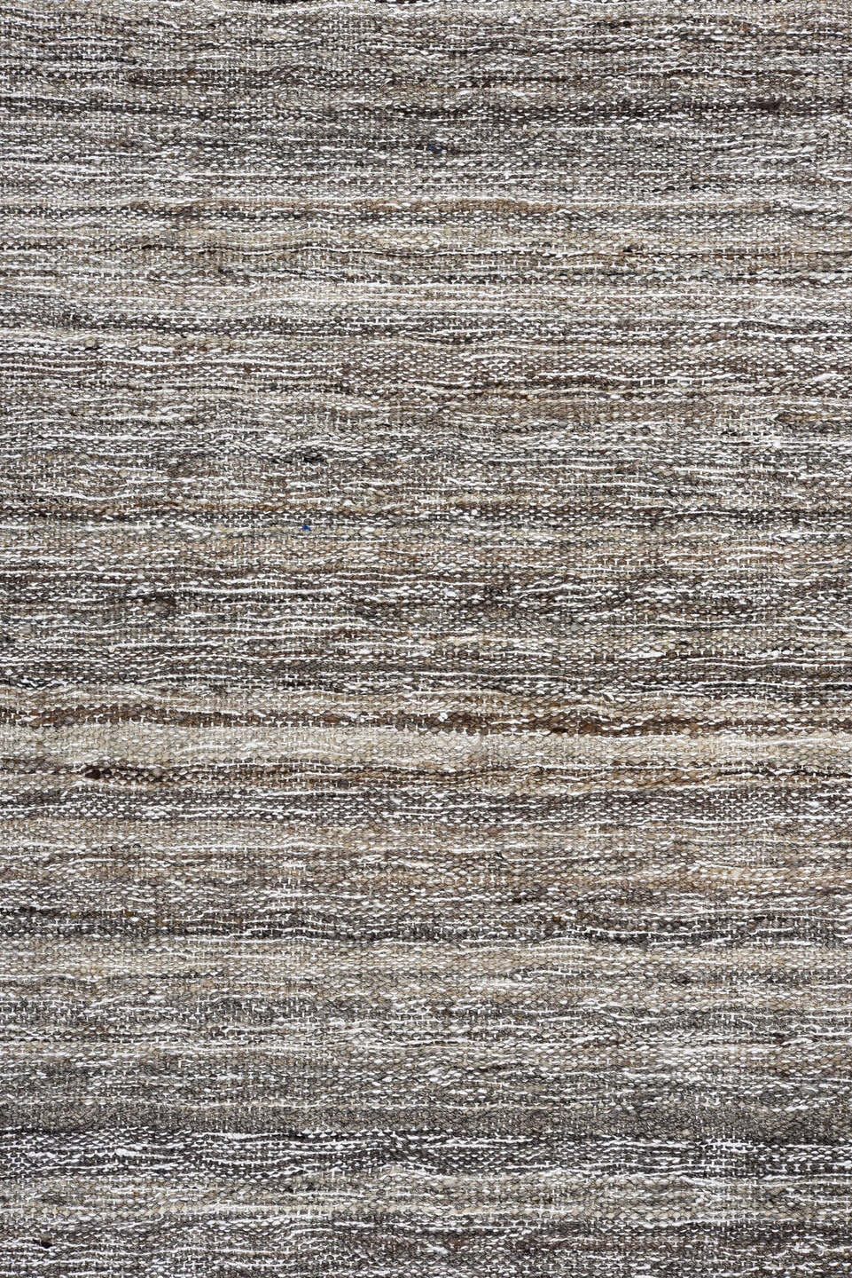 2' x 9' one-of-a-kind handmade vintage Kilim runner rug. Color palette: taupe, ivory, brown, gray, charcoal, beige, black