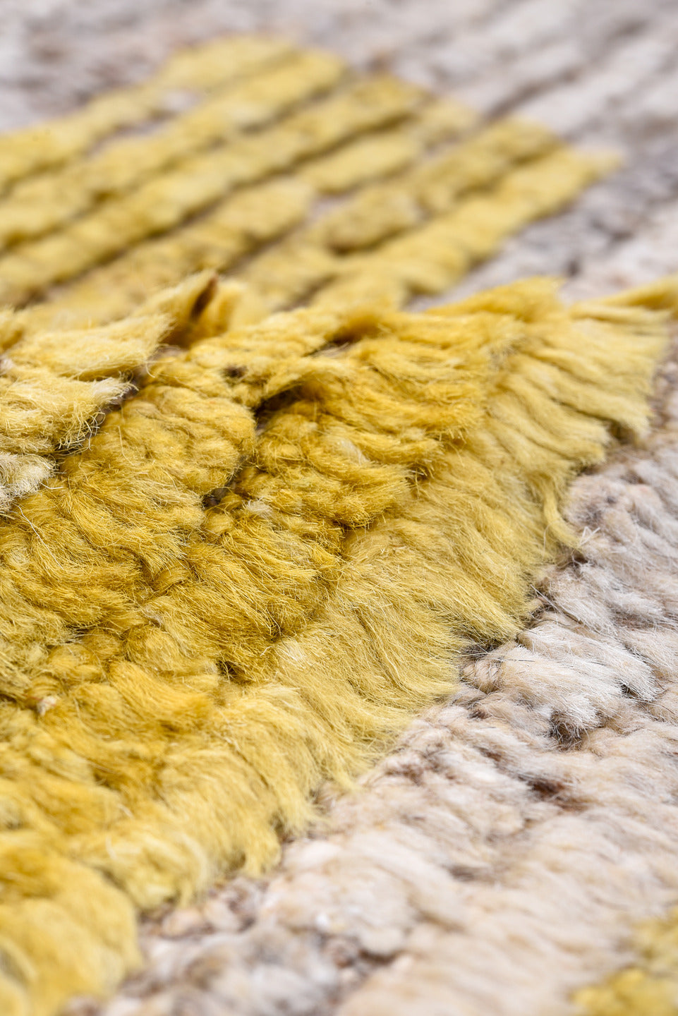 15' x 15' one-of-a-kind handmade vintage Tulu oversize rug. Color palette: ivory, gold, taupe, beige, camel, gray