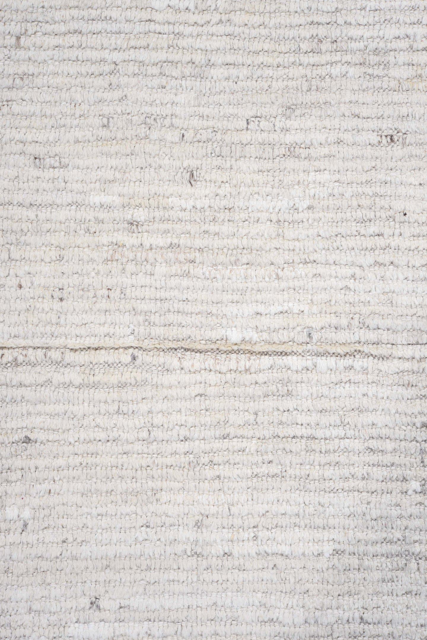 3' x 10' one-of-a-kind handmade vintage Tulu runner rug. Color palette: ivory, light gray, cream, taupe, charcoal, beige