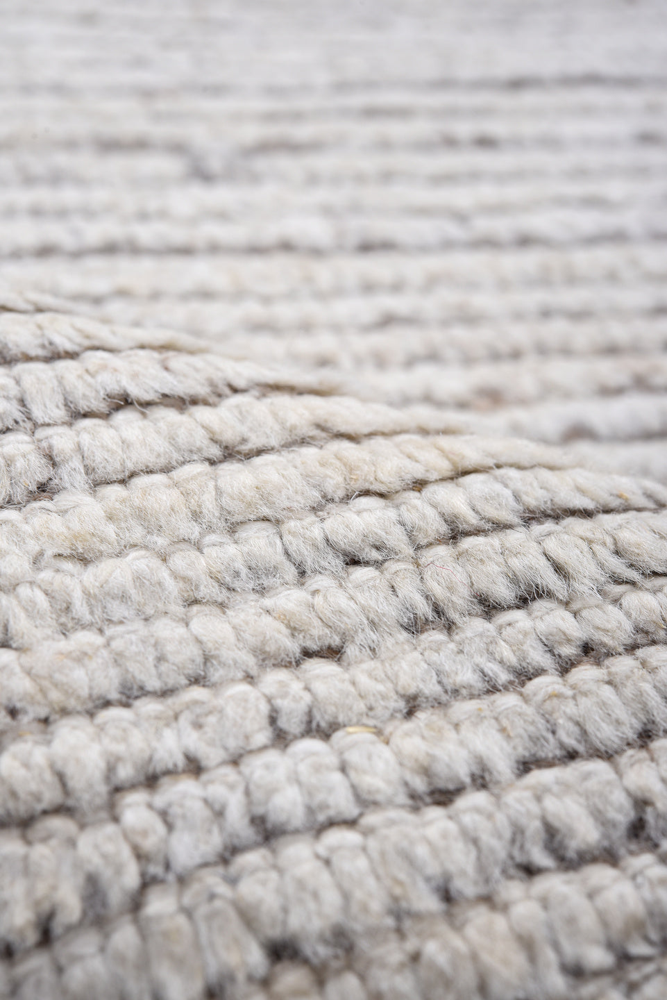 2' x 15' one-of-a-kind handmade vintage Tulu runner rug. Color palette: ivory, taupe, gray, cream, beige