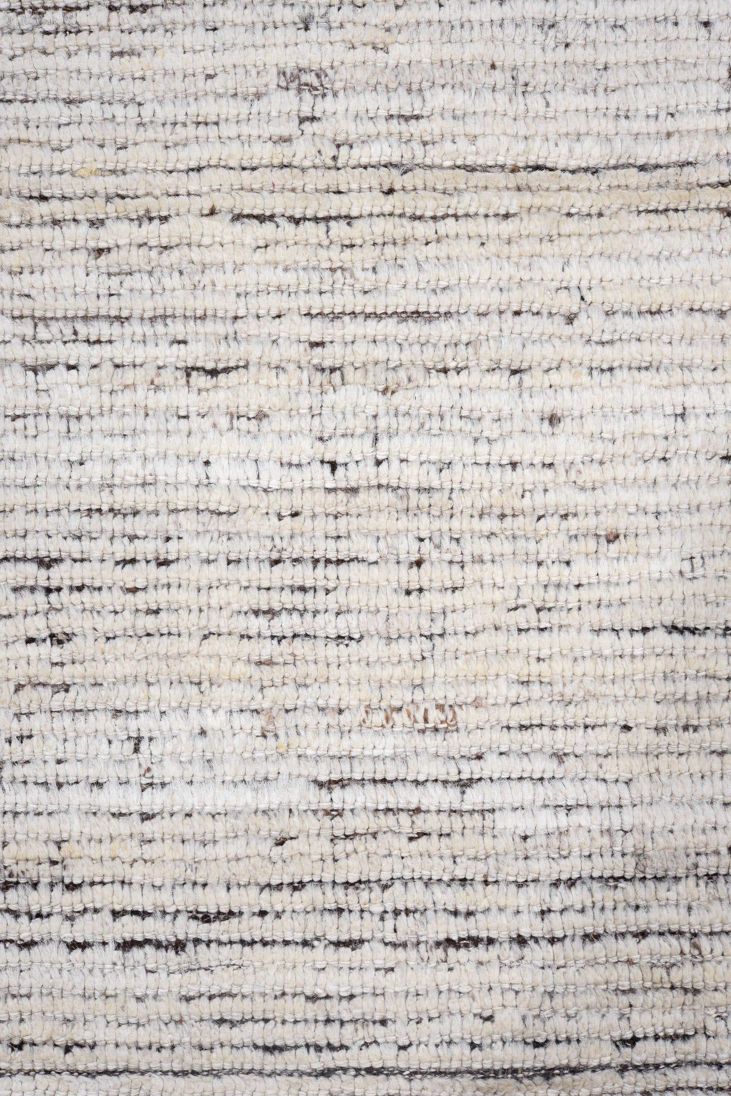 3' x 14' one-of-a-kind handmade vintage Tulu runner rug. Color palette: ivory, charcoal, taupe, gray, black, beige