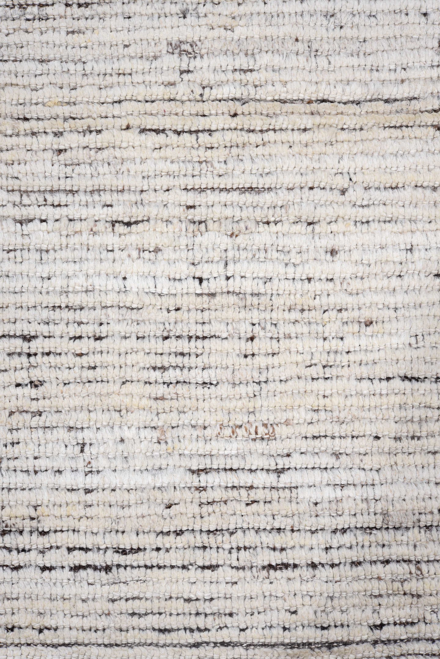 3' x 14' one-of-a-kind handmade vintage Tulu runner rug. Color palette: ivory, charcoal, taupe, gray, black, beige