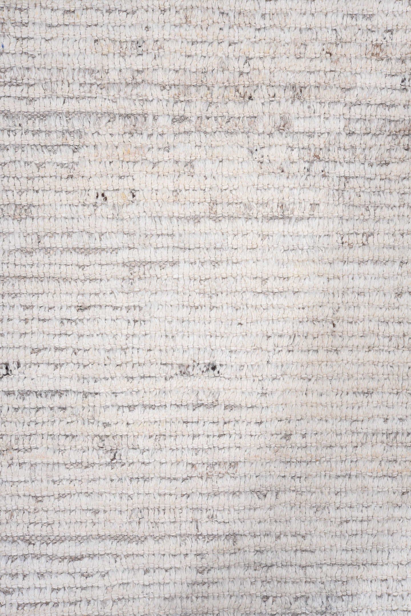 3' x 10' one-of-a-kind handmade vintage Tulu runner rug. Color palette: ivory, taupe, gray, cream, beige