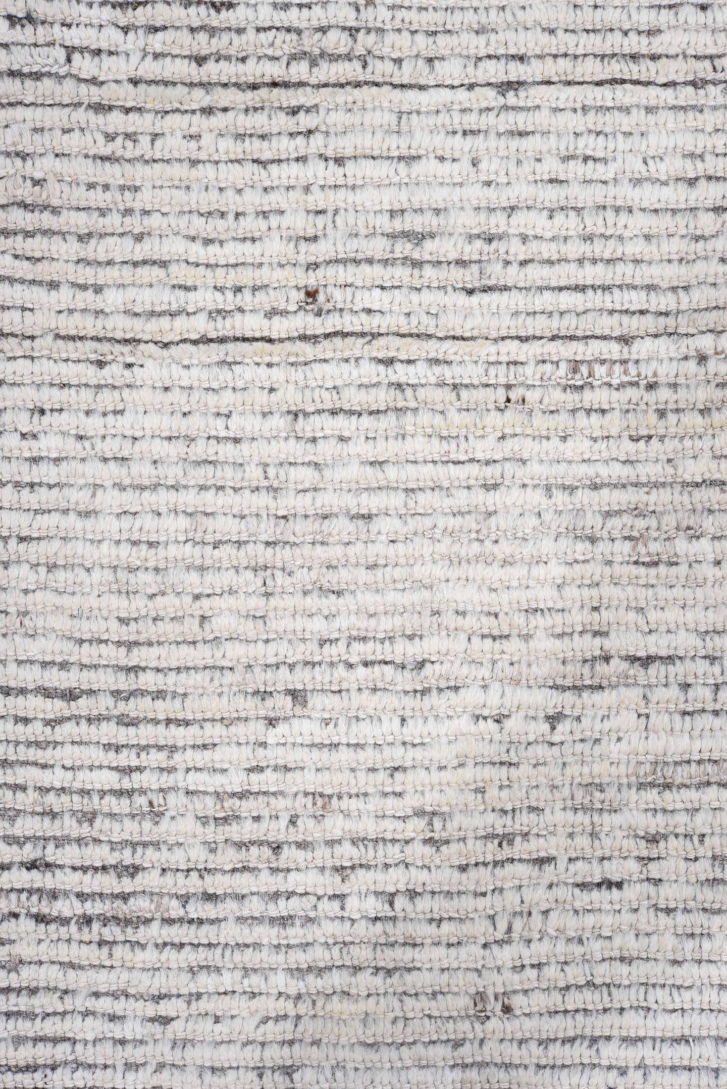 3' x 10' one-of-a-kind handmade vintage Tulu runner rug. Color palette: ivory, charcoal, gray, taupe, black, beige