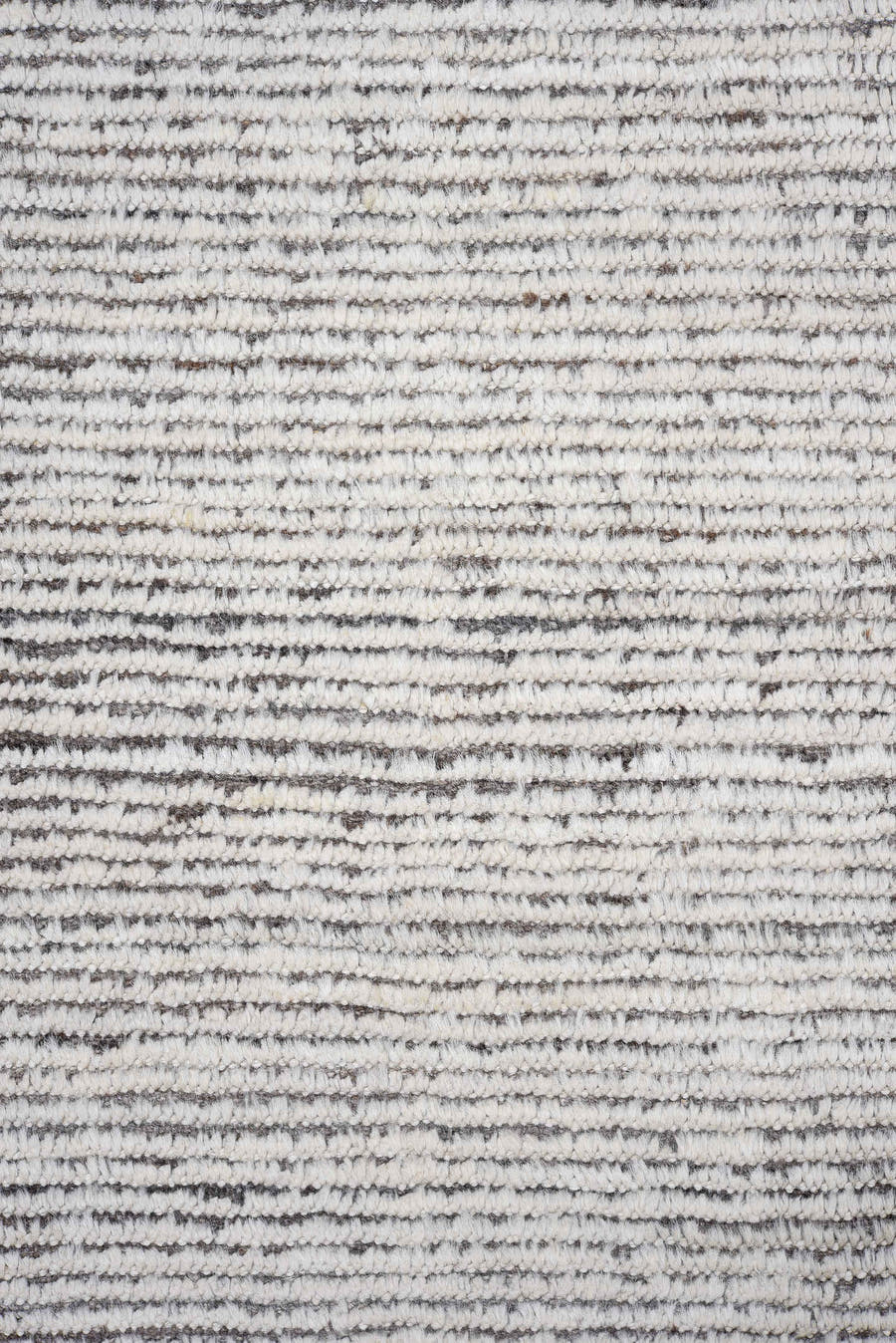 3' x 13' one-of-a-kind handmade vintage Tulu runner rug. Color palette: ivory, gray, taupe, charcoal, beige, black