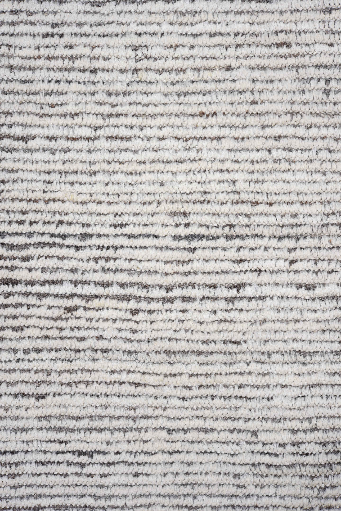3' x 13' one-of-a-kind handmade vintage Tulu runner rug. Color palette: ivory, gray, taupe, charcoal, beige, black