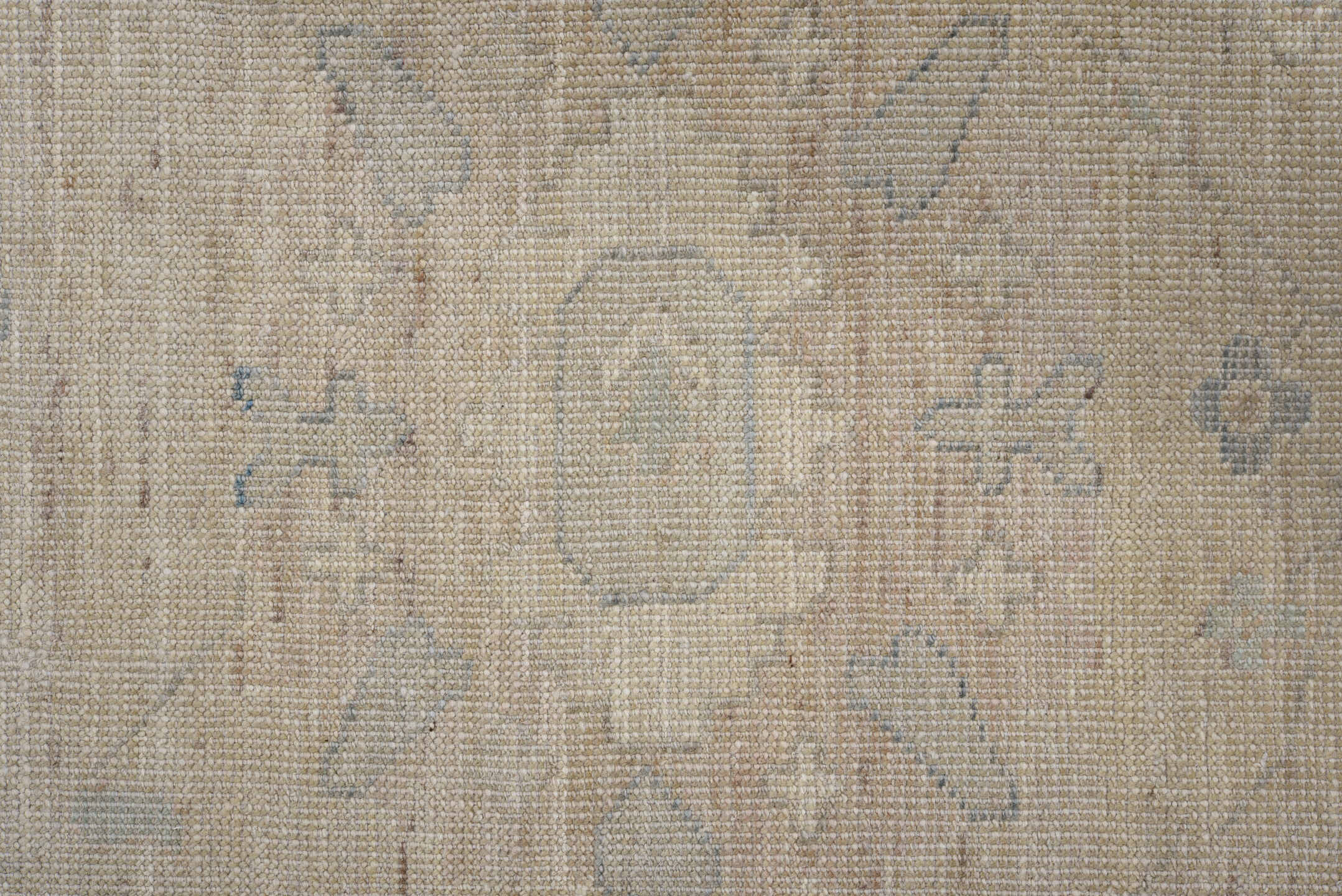 8' x 9' one-of-a-kind handmade vintage Oushak rug. Color palette: black, brown, gray, light gray, off-white, pink