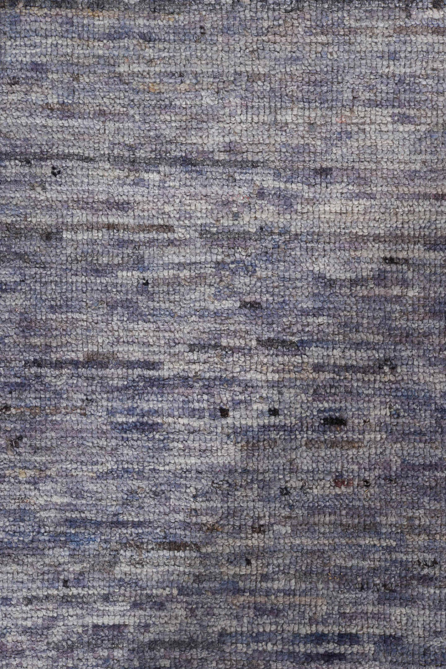 9' x 11' one-of-a-kind handmade vintage Tulu large size rug. Color palette: slate, ivory, gray, charcoal, taupe, pale blue