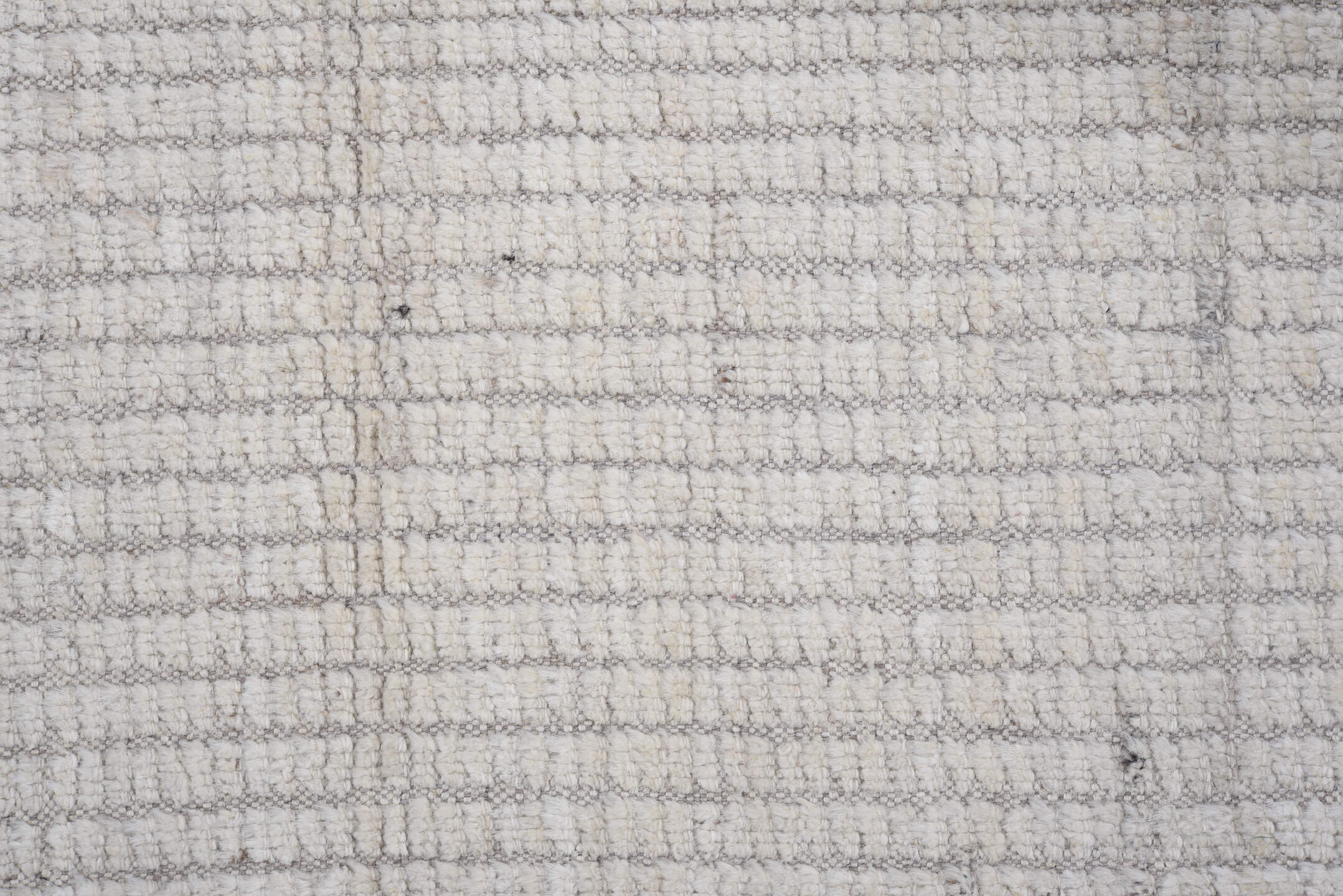 3' x 12' one-of-a-kind handmade vintage Tulu runner rug. Color palette: dark gray, gainsboro, gray, light gray, off-white