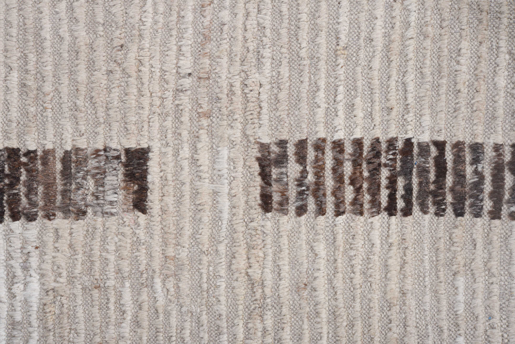 10' x 13' one-of-a-kind handmade vintage Tulu large size rug. Color palette: black, brown, charcoal, dim gray, gainsboro